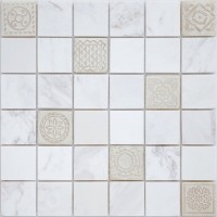 Art Dolomiti bianco MAT 48x48x8 300x300x8
