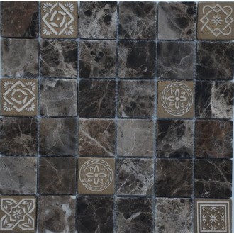 Art Emperador dark MAT 48x48x8 300x300x8