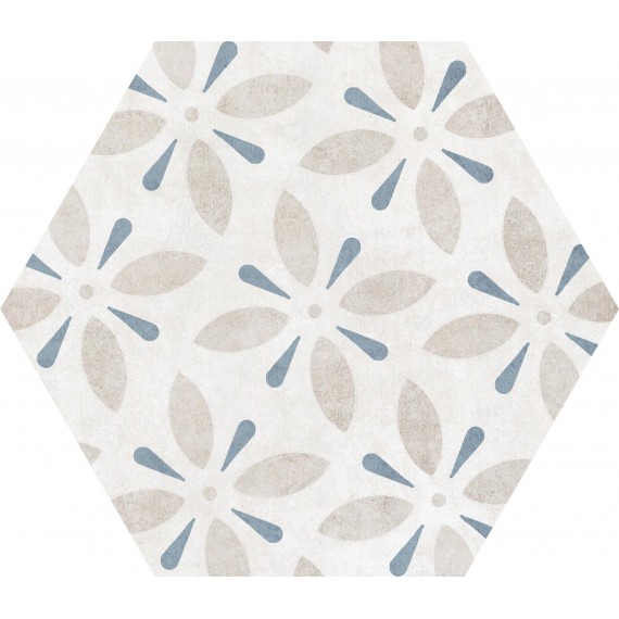 Керамогранит Atrium Hex Alpha Mix-Azul 25.8x29