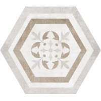 Atrium Hex Alpha Mix-Beige 25.8x29