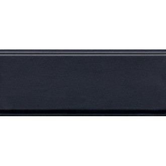BDA013R Бордюр Тропикаль чёрный обрезной 30х12