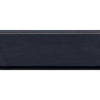 BDA013R Плитка Бордюр Тропикаль чёрный обрезной 30х12