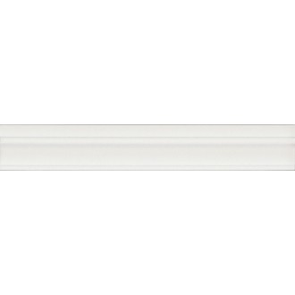 BLC040R Бордюр Багет Флориан белый матовый обрезной 30x5x1,9
