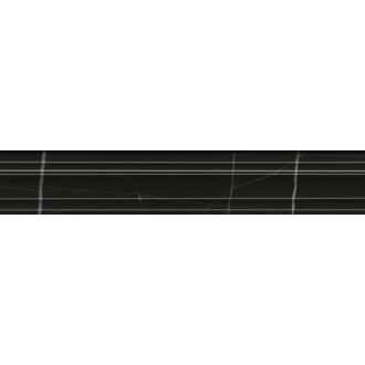 BLF002R Плитка Багет Греппи черный 40*7.3