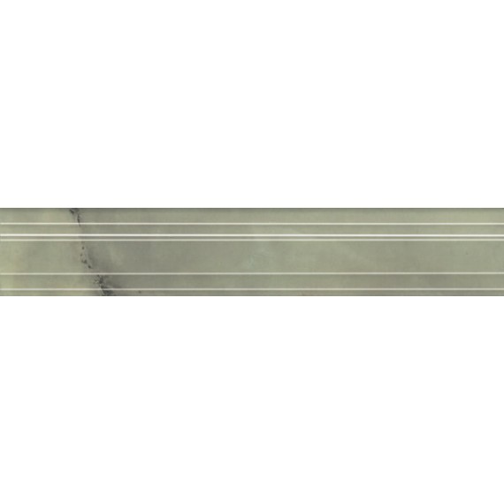 Ступени BLF005R Плитка Багет Джардини зеленый 40*7.3