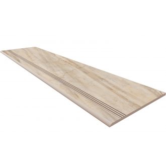 BR01 Bernini Pearl Ступень неполированная 30x120