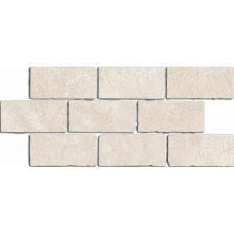 BR022 Керамогранит Роверелла бежевый светлый мозаичный 34.5x14.7