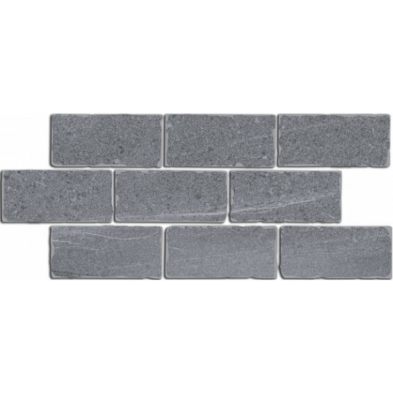 Керамогранит BR023 Керамогранит Роверелла серый мозаичный 34.5x14.7