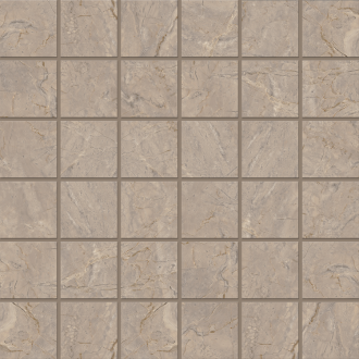 BR02 Bernini Beige Мозаика неполированная (5х5) 30x30