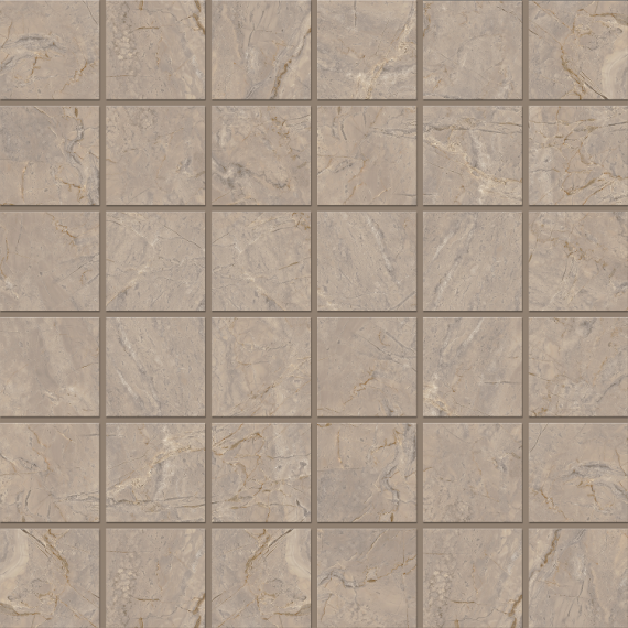 Керамогранит BR02 Bernini Beige Мозаика неполированная (5х5) 30x30