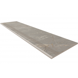 BR03 Bernini Grey Ступень неполированная 30x120