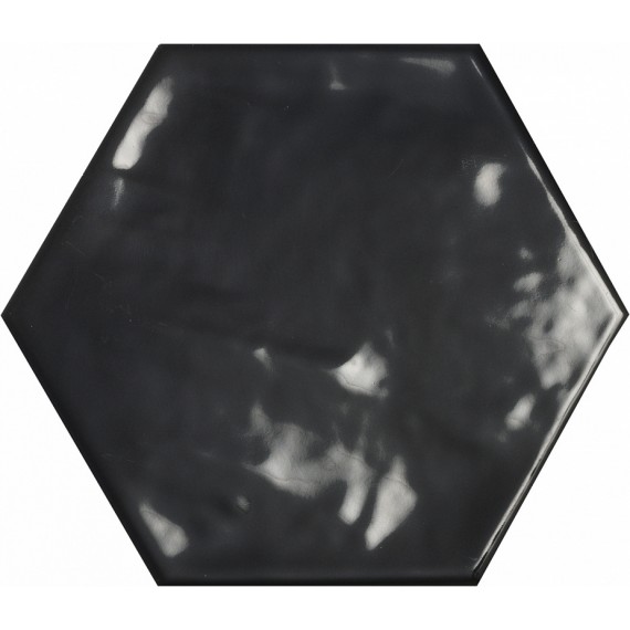 Керамогранит B Chiara negro hex 20x24