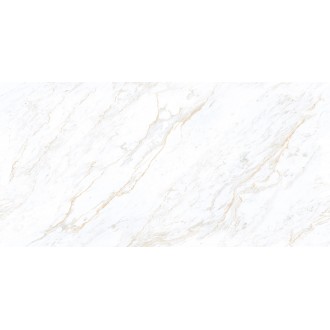 Beatrix White Glossy Golden Line 60x120