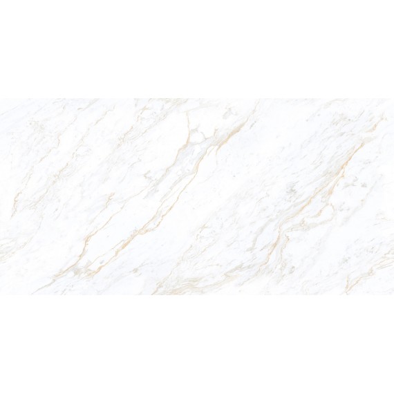 Керамогранит Beatrix White Glossy Golden Line 60x120