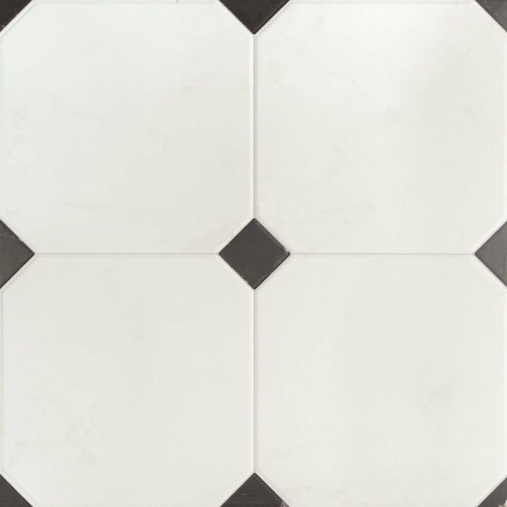 Керамогранит Betera Black-White R 58x58