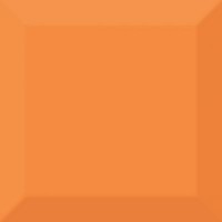 Biselado Brillo Naranja 10x10