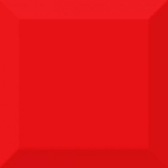 Керамическая плитка Biselado Brillo Rojo 10x10