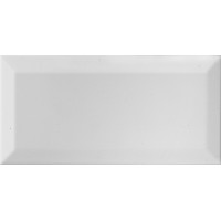 Blanco Brillo Bisel 10x20