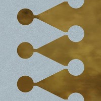 Blason Azul Oro 20x20