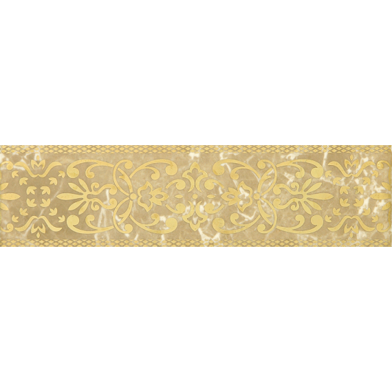 Керамическая плитка Bohemia beige border 01 25x6.5