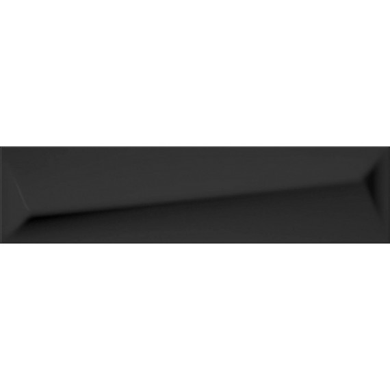 Керамическая плитка Boston Black Shiny 7.5x30
