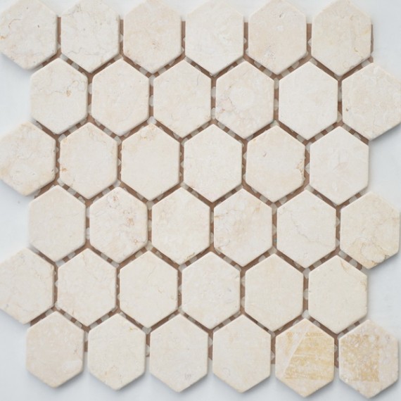 Мозаика Botticino MAT hex 18x30х6 295x305x6