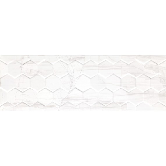 Керамическая плитка Brennero White Hexagon Rett 25x75