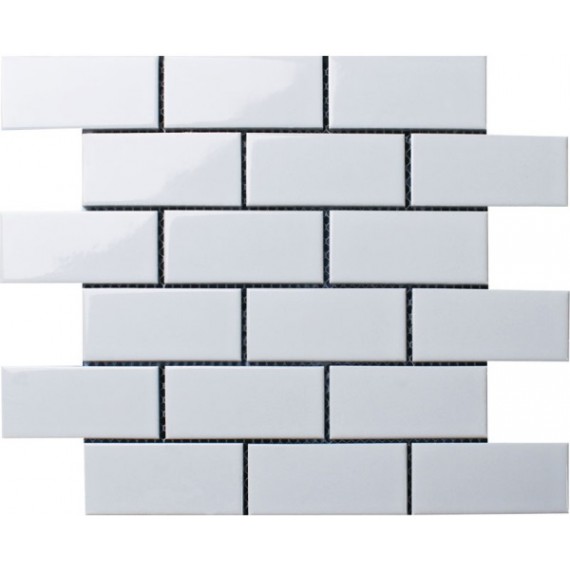 Мозаика Brick White 4.5*9.5*6 28.8x29.2