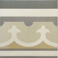 CAPRICE BURGUNDY BORDER 20x20