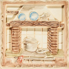 CHARMING BROWN DECOR 2 15х15