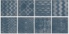 CUADRADO GLAM Blue 23.5x23.5