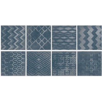 CUADRADO GLAM Blue 23.5x23.5
