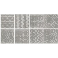 CUADRADO GLAM Grey 23.5x23.5