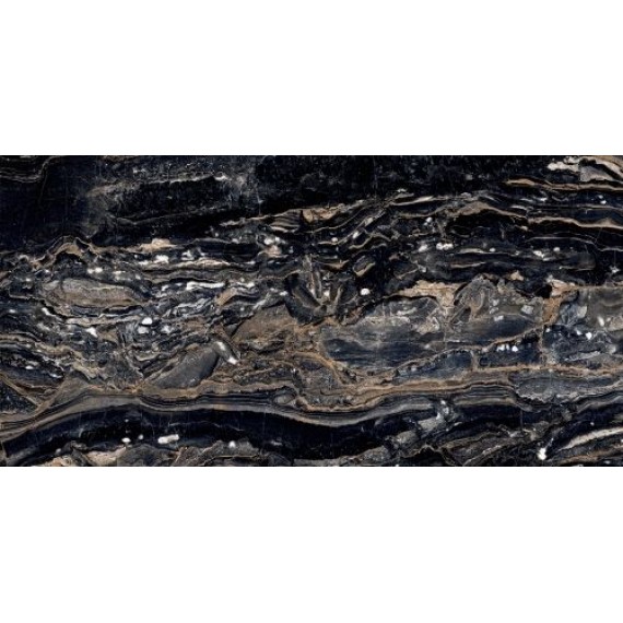 Керамогранит CV20186 Керамогранит Nairobi Black Glossy 60x120