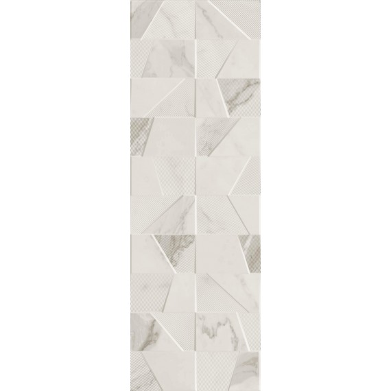 Керамическая плитка Calacatta Art Silver G3D 90x30