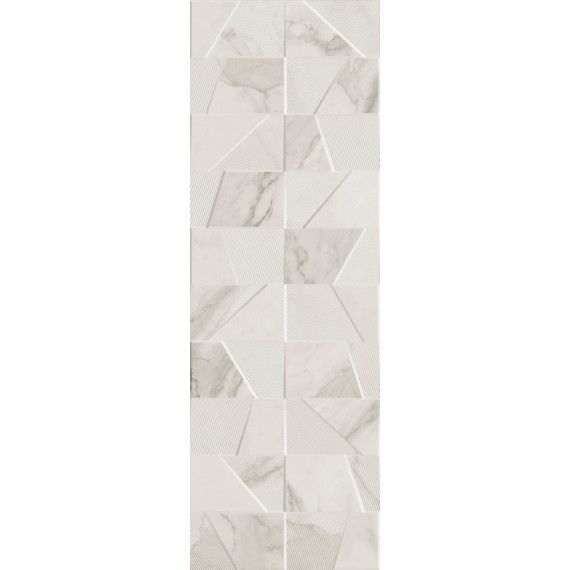 Керамическая плитка Calacatta Art Silver M3D 90x30