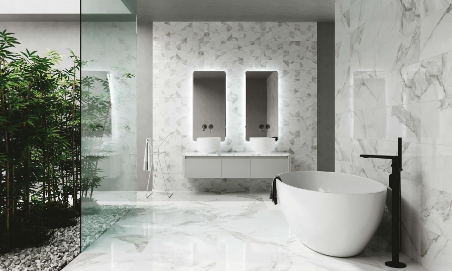 Calacatta Art Silver Artcer