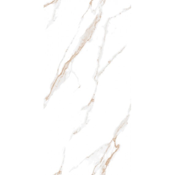 Керамогранит Calacatta Sharp Gold Белый Полированный 60х120
