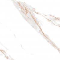 Calacatta Sharp Gold Белый Полированный 60х60