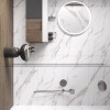 Calacatta Sharp Silver Белый Матовый 80х80
