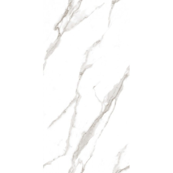 Керамогранит Calacatta Sharp Silver Белый Полированный 60х120