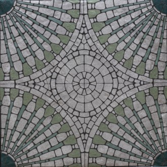 Carino Menta Mosaico 20x20