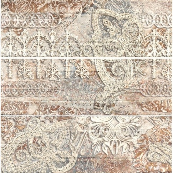 Керамическая плитка Carpet Decor A-B-C Hill Mat 25.1x75.6 (комплект 3шт)