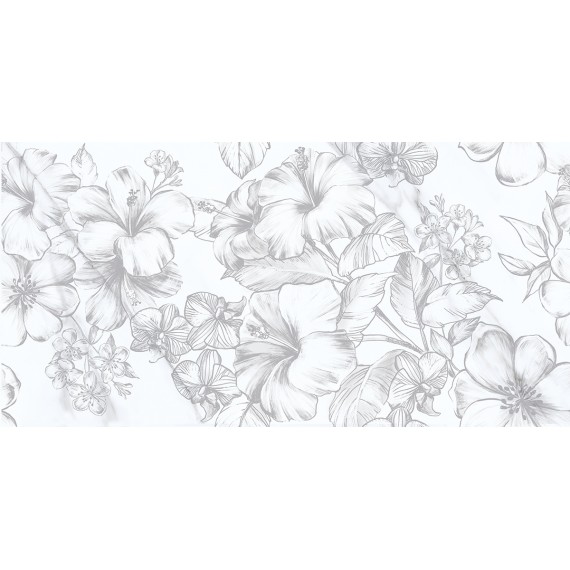 Керамическая плитка Carrara Flowers 31.5x63
