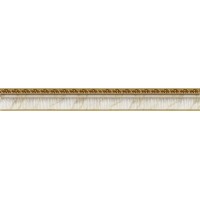 Cenefa Relieve Davos Oro 9x85