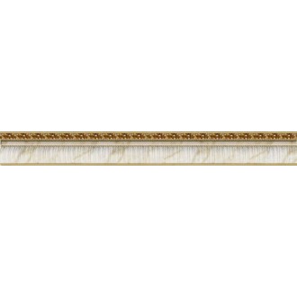 Cenefa Relieve Davos Oro 9x85