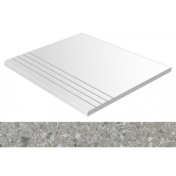 Ступени Ceppo di Gre-R peldano Cemento 59.3x119.3