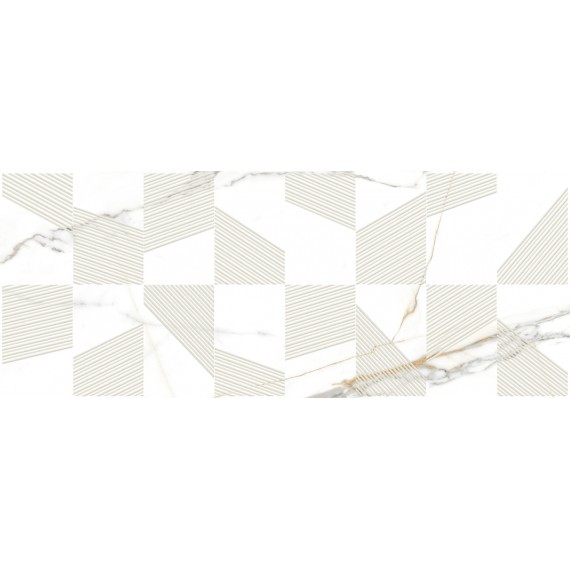 Керамическая плитка Champagne Mosaic Декор белый 20х50