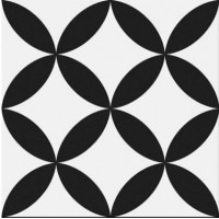 Circle Black Pre-Cut 45x45