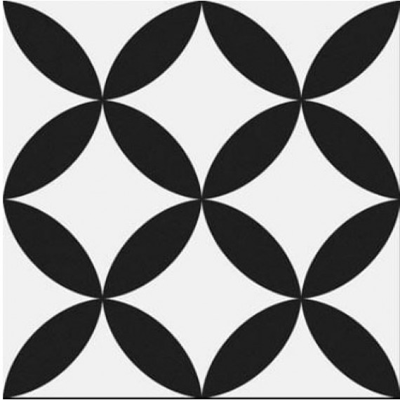 Керамогранит Circle Black Pre-Cut 45x45